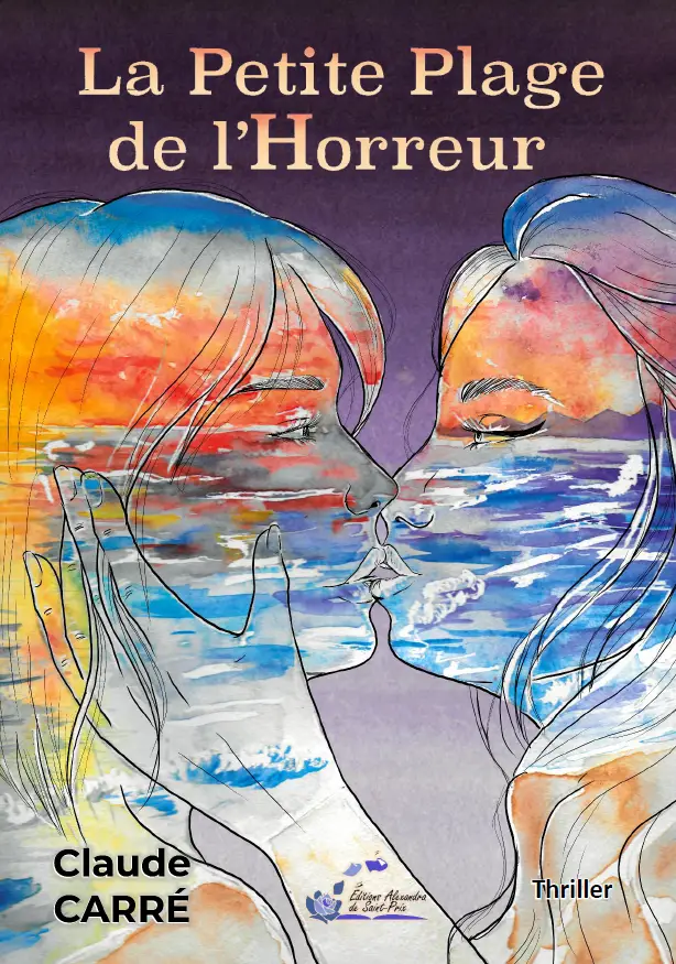 Couverture de roman policier illustrée pour Claude Carré