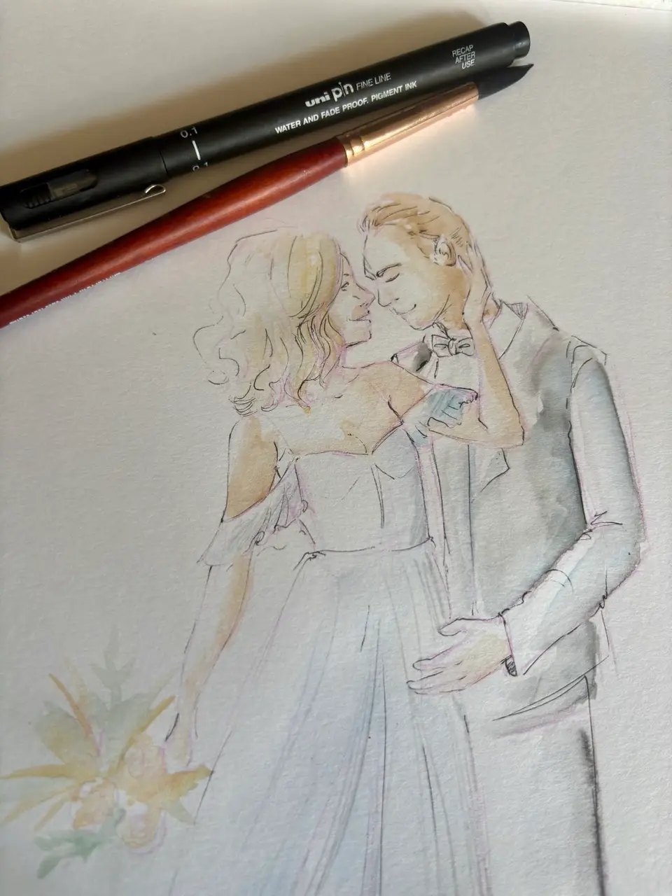 Live Painting mariage