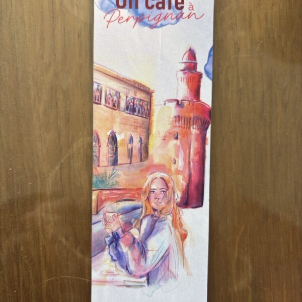 Marque page un café à Perpignan