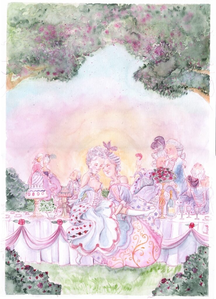Affiche illustrée pour Le Jardin des Flutes Déviantes